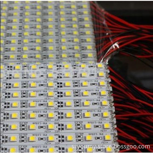 72LED/m Non-waterproof SMD 5050 rigid strip light with DC/12V, cool white/warm white